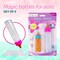 4E’s Novelty 2 Pack Baby Doll Bottles with Disappearing Milk & Juice, Baby Doll Accessories for Toddlers